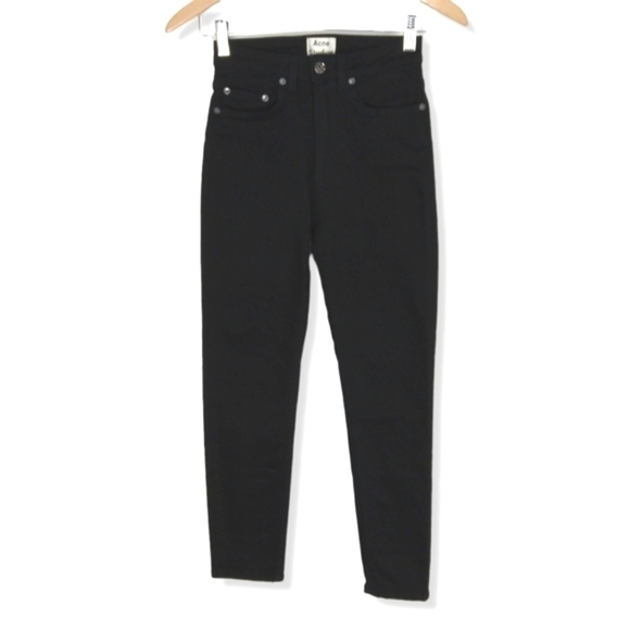 Acne Patti Stay Blk Skinny Jeans - Picture 2 of 8